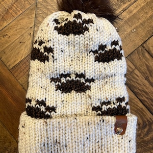 Playful Dog Paw Print Knit Hat Pattern for Circular Knitting Machine - Digital Download, Knitting Machine Pattern, Addi Knitting machine
