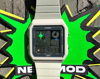 Casio POP Star Burst Holographic Display Mod - Holo Watch