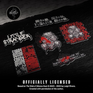 Officiellt licensierad, LITTLE STRANGER, Klistermärkesset, Malachi Vice, Leigh Rivers, Little Liar, Web of Silence Duet, Bokliknande gåva, Mörk romantik