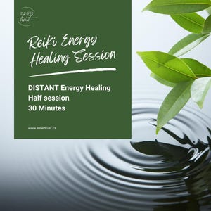 DISTANT Reiki Energie Heilungs-Sitzung - 30 Minuten