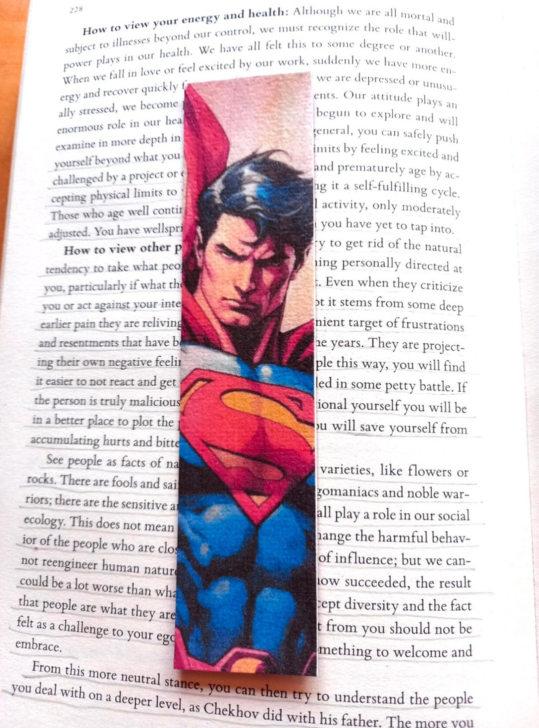 Superman Handmade Bookmark D.C. - Etsy
