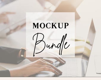 Paquete de maquetas digitales para Canva: maquetas de productos editables para Etsy y tiendas online