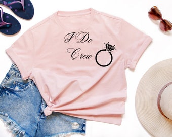 SVG de "I Do Crew", clipart de boda, despedida de soltera (descarga digital)