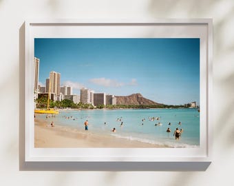 Waikiki Beach | Film Photography | Hawaii | Wall Art | Home Decor