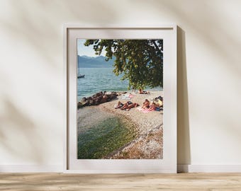 Sunbathers | Film Photography | Lake Garda | Wall Art | Home Decor