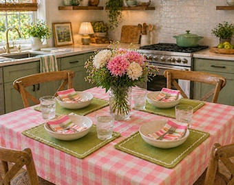 Striped Cotton Napkin Dinner Cloth Table Linen Kitchen Textile Farmhouse Style Modern Design Spring Party Wedding Reception Bridal Shower
