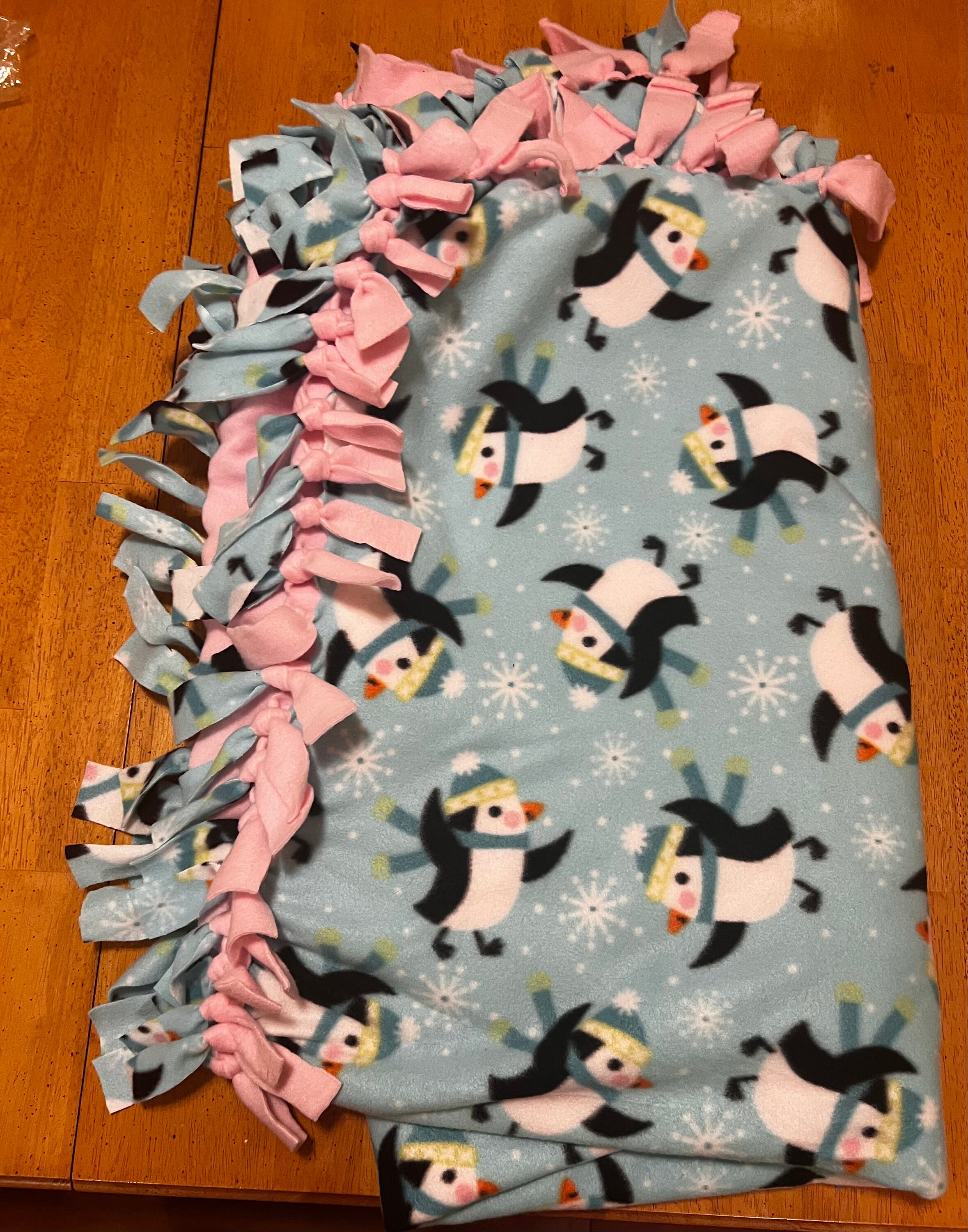 2 Yard Tie Blanket Etsy