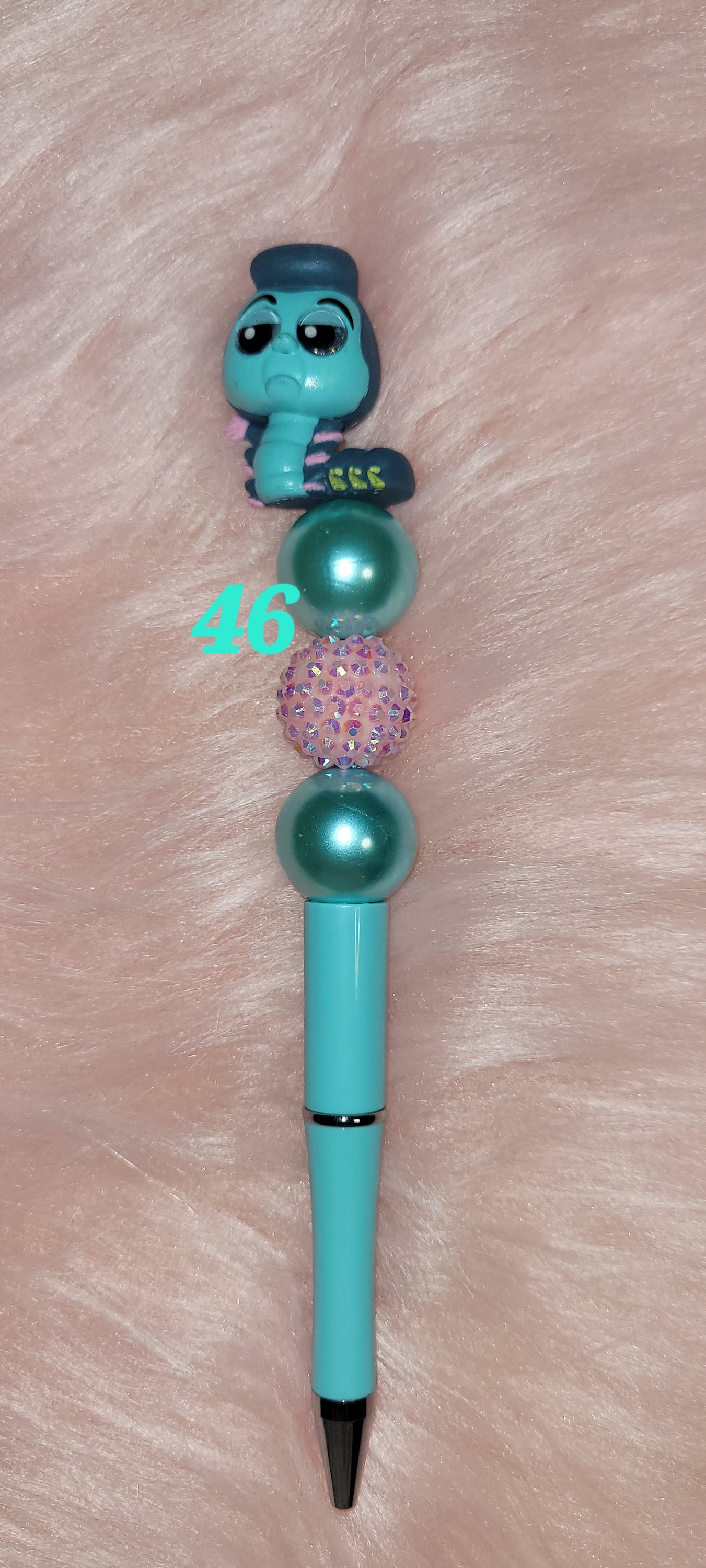 Doorables Bead Pen Cute Pens, Character Pens, Pens, Fun Pens, Refillable Pens, Colorful Pens