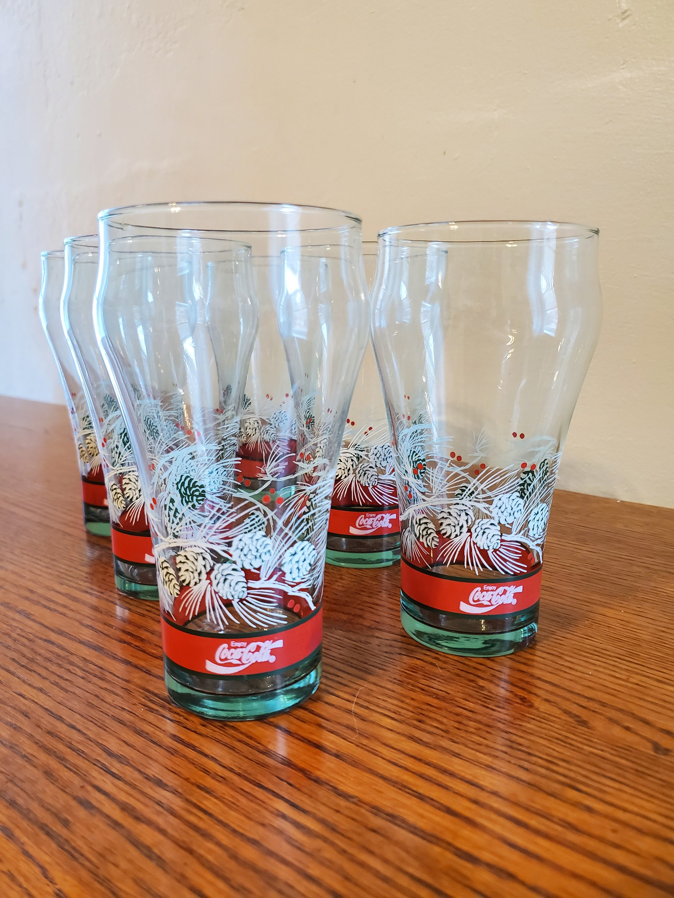Small Collectible Glassware Coca-Cola Shot Fountain Glass Cup