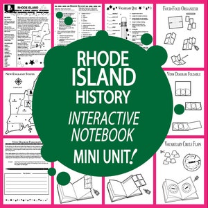 RHODE ISLAND History + AUDIO – All Rhode Island State Study Content Included – Rhode Island Social Studies – Great For Homeschool Classrooms