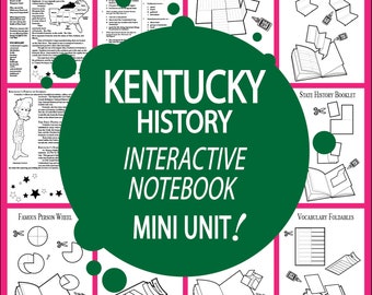 KENTUCKY Geschichte + Audio - Alle Studieninhalte des US-Bundesstaates Kentucky enthalten - Kentucky Social Studies - Ideal für Homeschool-Klassenzimmer