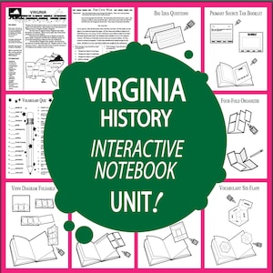 VIRGINIA History + AUDIO – All Virginia State Study Content Included – Virginia Social Studies – Great For Homeschool Classrooms