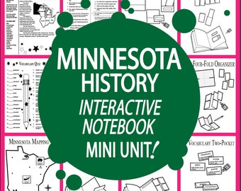 MINNESOTA Geschichte - Alle Studieninhalte des Bundesstaates Minnesota enthalten - Minnesota Social Studies - Hervorragend für Homeschool-Klassenzimmer