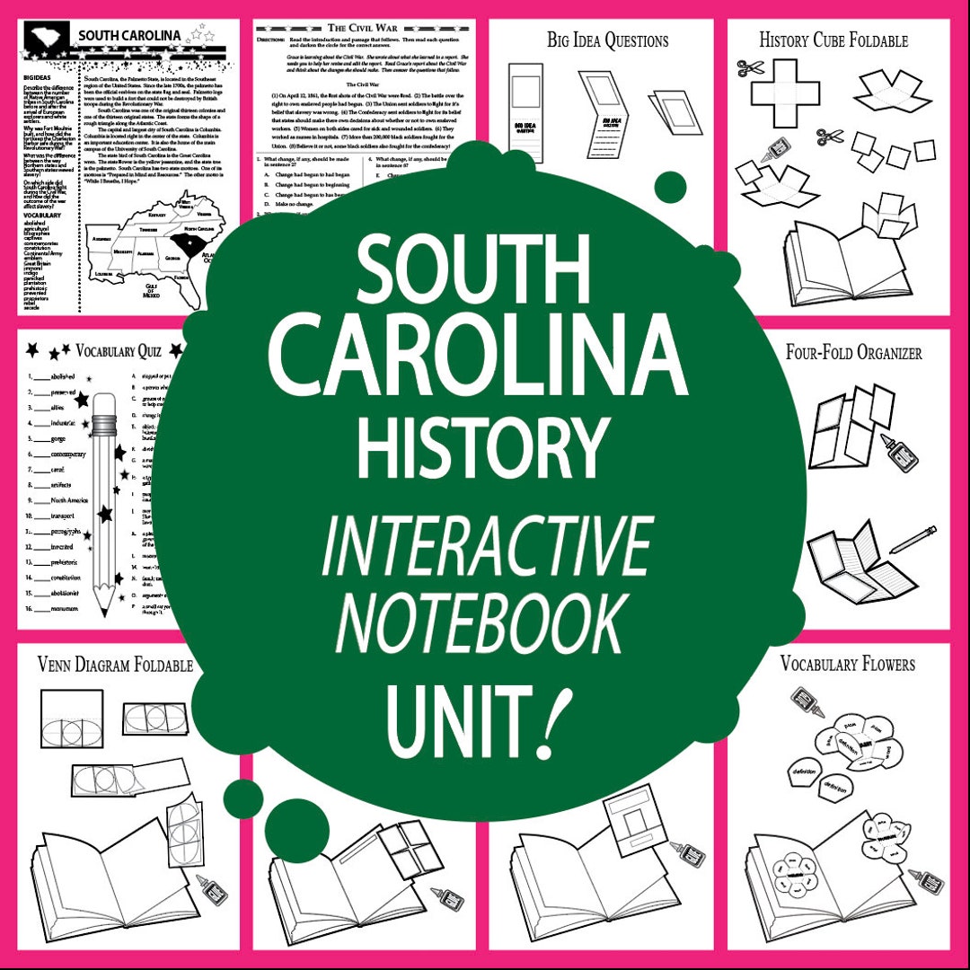 SOUTH CAROLINA History + AUDIO – All South Carolina State Study Content ...