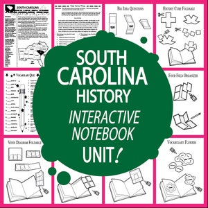 SOUTH CAROLINA Geschichte + Audio - Alle Studieninhalte des Bundesstaates South Carolina enthalten - South Carolina Social Studies - ideal für die Hausschule
