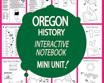 OREGON Geschichte + Audio - Alle Studieninhalte des US-Bundesstaates Irland inklusive - Oregon Social Studies - Ideal für Homeschool-Klassenzimmer