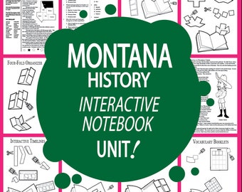 MONTANA-Geschichte + AUDIO – Alle Inhalte des Montana State Study enthalten – Montana Social Studies – Ideal für Homeschool-Klassenzimmer