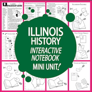 ILLINOIS History + AUDIO – All Illinois State Study Content Included – Illinois Social Studies – Great For Homeschool Classrooms