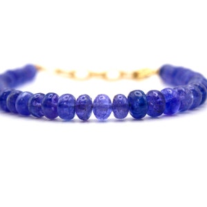 Tanzanite bracelet, Gemstones bracelet, High quality Tanzanite, tanzanite gemstone, blue jewelry Handmade,Gift