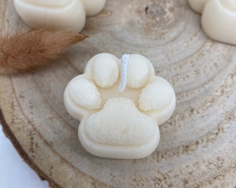 Paw Candle | Pfotekerze | Hundepfote | Katzenpfote | Designkerze | Vegan | Rapswachs | handgemachte Kerze | Handmade | Naturfarbe