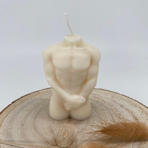 Body Candle | Körperkerze | Torso | Männerkörper | Designkerze | Vegan | handgemachte Kerze