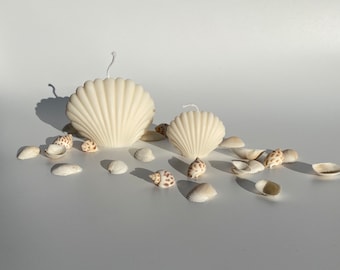 Shell Candle | Seashell Candle | Seashell | Designer Candle | Vegan | Rapeseed Wax | Handmade Candle | Handmade | Bathroom Decor