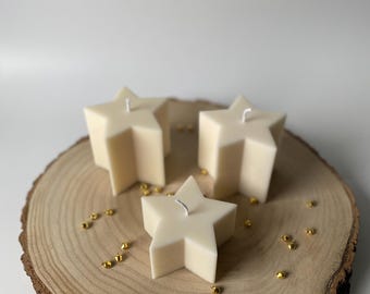 Star Candle | Star Candle | Star | Christmas Candle | Christmas Decoration | Vegan | Rapeseed Wax | Handmade Candle |