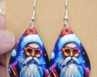 Christmas sublimation earrings