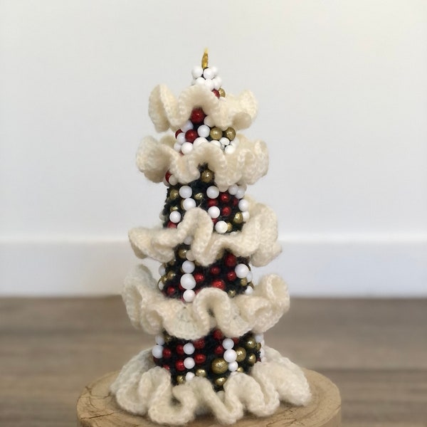 COLLECTION NOEL HANDMADE Sapin de Noël au crochet fait main - déco, créations, crochet, diy, artificiel, laine, noel, christmas