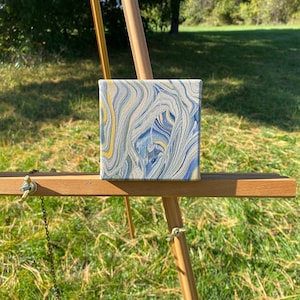 Acrylic painting/ Dutch pour/ Abstract