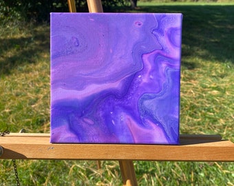 Acrylic painting/ Dutch pour/ Abstract