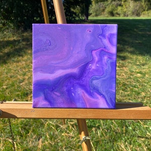 Acrylic painting/ Dutch pour/ Abstract
