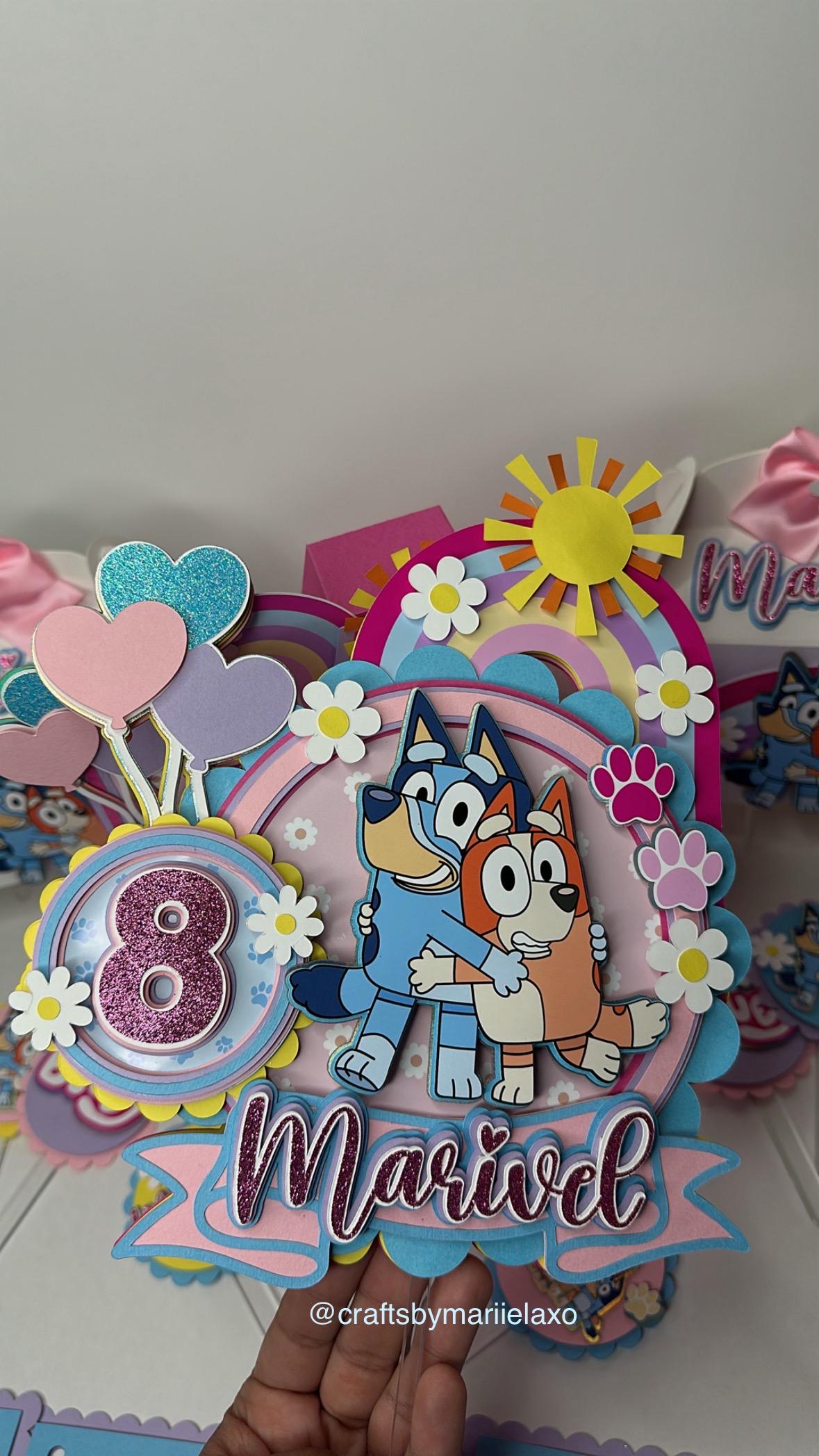 Bluey Cake Topper