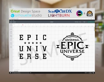 Universal's Epic Universe SVG Cut File | Cricut Silhouette Lightburn