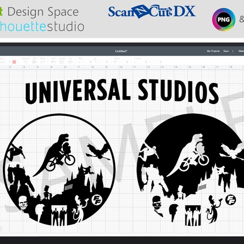 Universal Studios Silhouette SVG Cut File Cricut Silhouette - Etsy