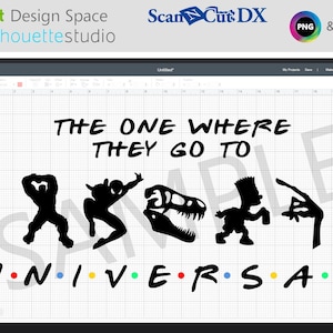 Aquel en el que van a Universal SVG Cut File / Cricut Silhouette