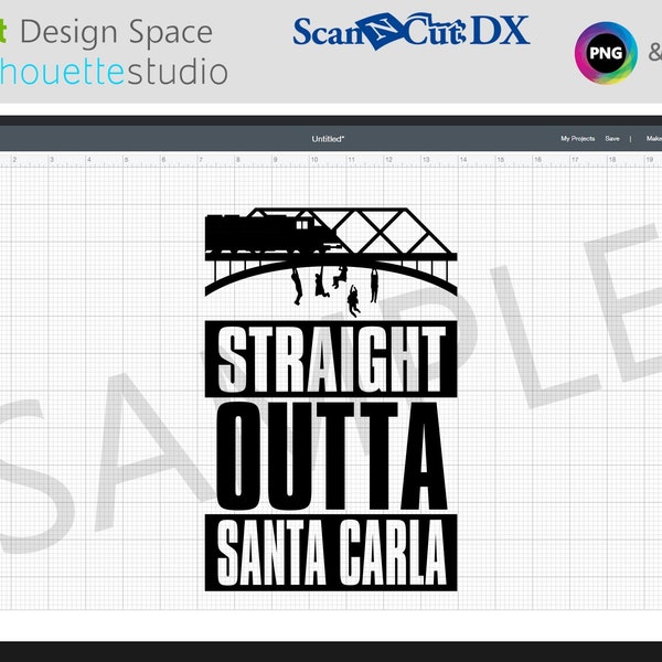 Straight Outta Santa Carla Lost Boys SVG Cut File | Cricut Silhouette