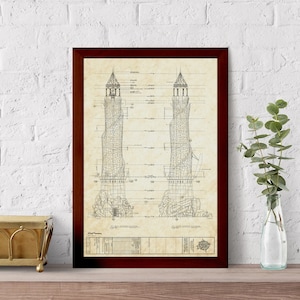 Universal Islands of Adventure IOA Pharos Lighthouse Print 17” X 11”. Free Shipping via USPS First Class.