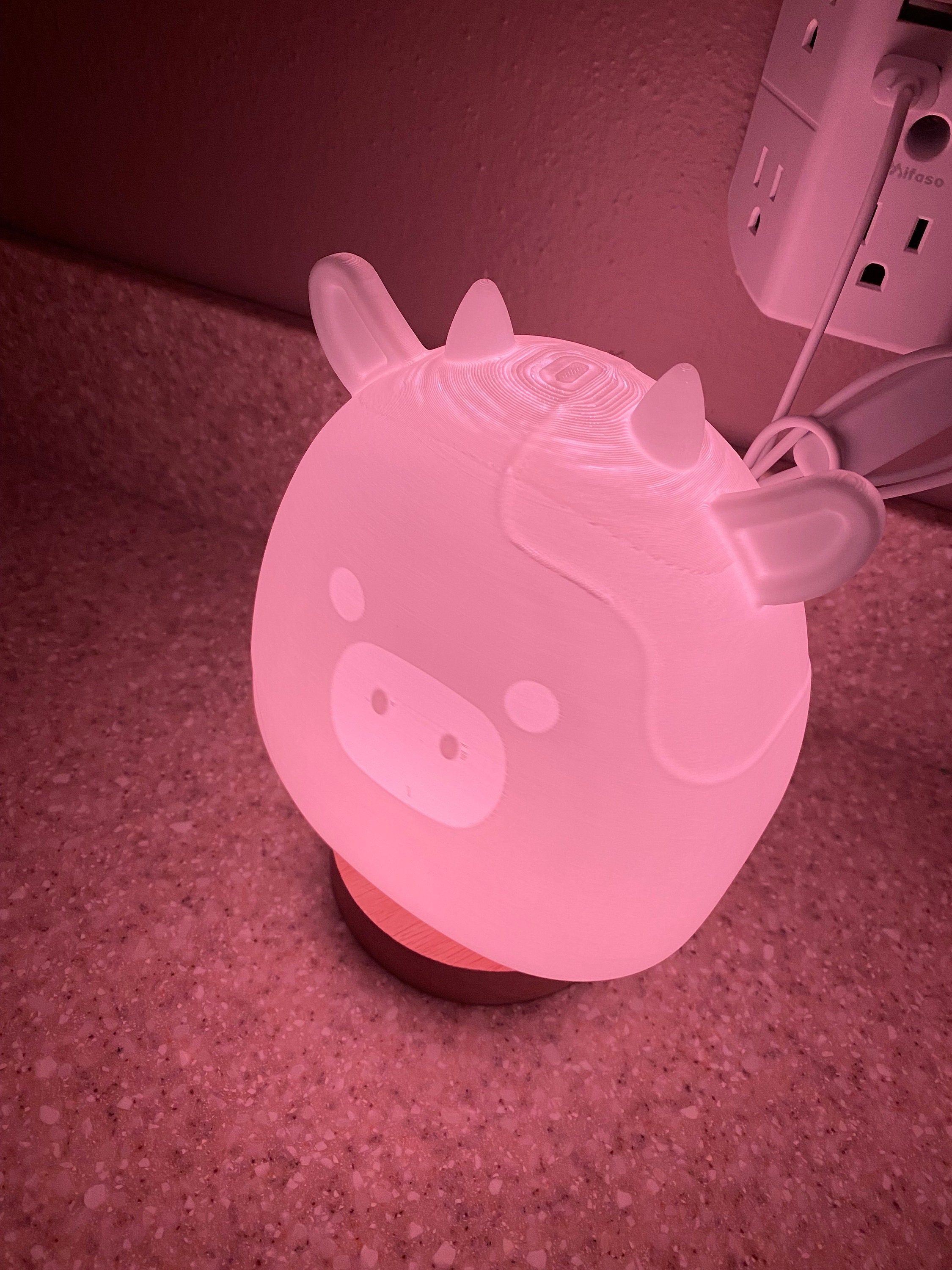 Squishmallow Conner the Cow 3D Printed Accent Lamp Novelty - Etsy