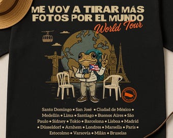 Debí Tirar Más Fotos Gira Mundial Tee, Benito Reggaeton Shirt, Sapo Concho Frog T-Shirt, Camisa para el conicerto de Benito, DTMF World Tour