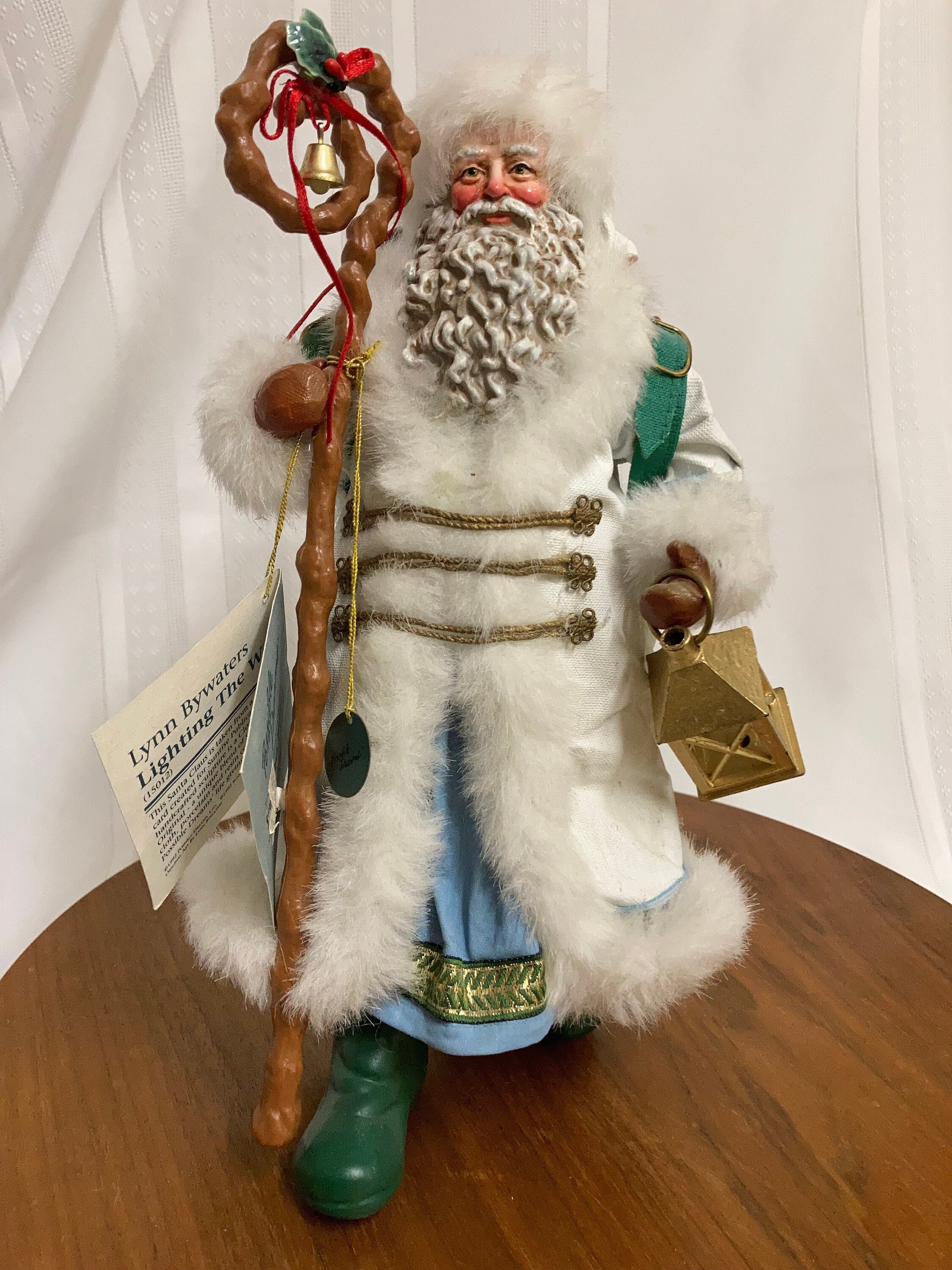 Possible Dreams,lighting the Way Santa, Clothtique, Retired in