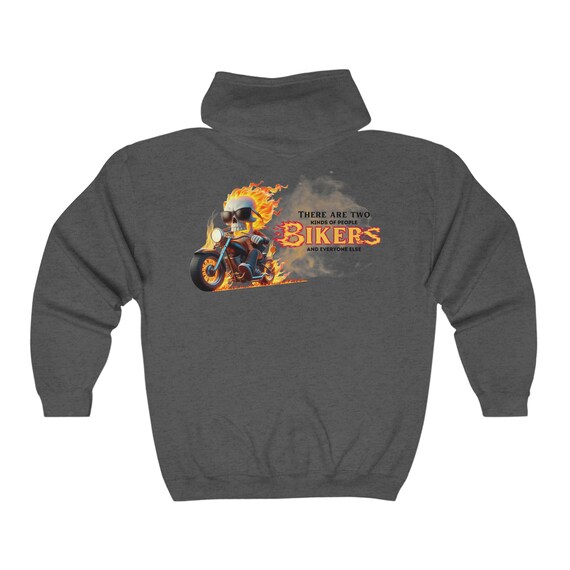 Biker zip up hoodies sales