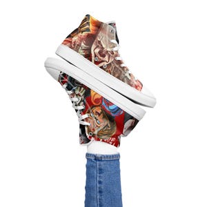 Halloween Women’s High Top, Haunted designs, comfy shoes, Halloween parties, costume ideas, festive sneakers, Horror movies, scary clowns