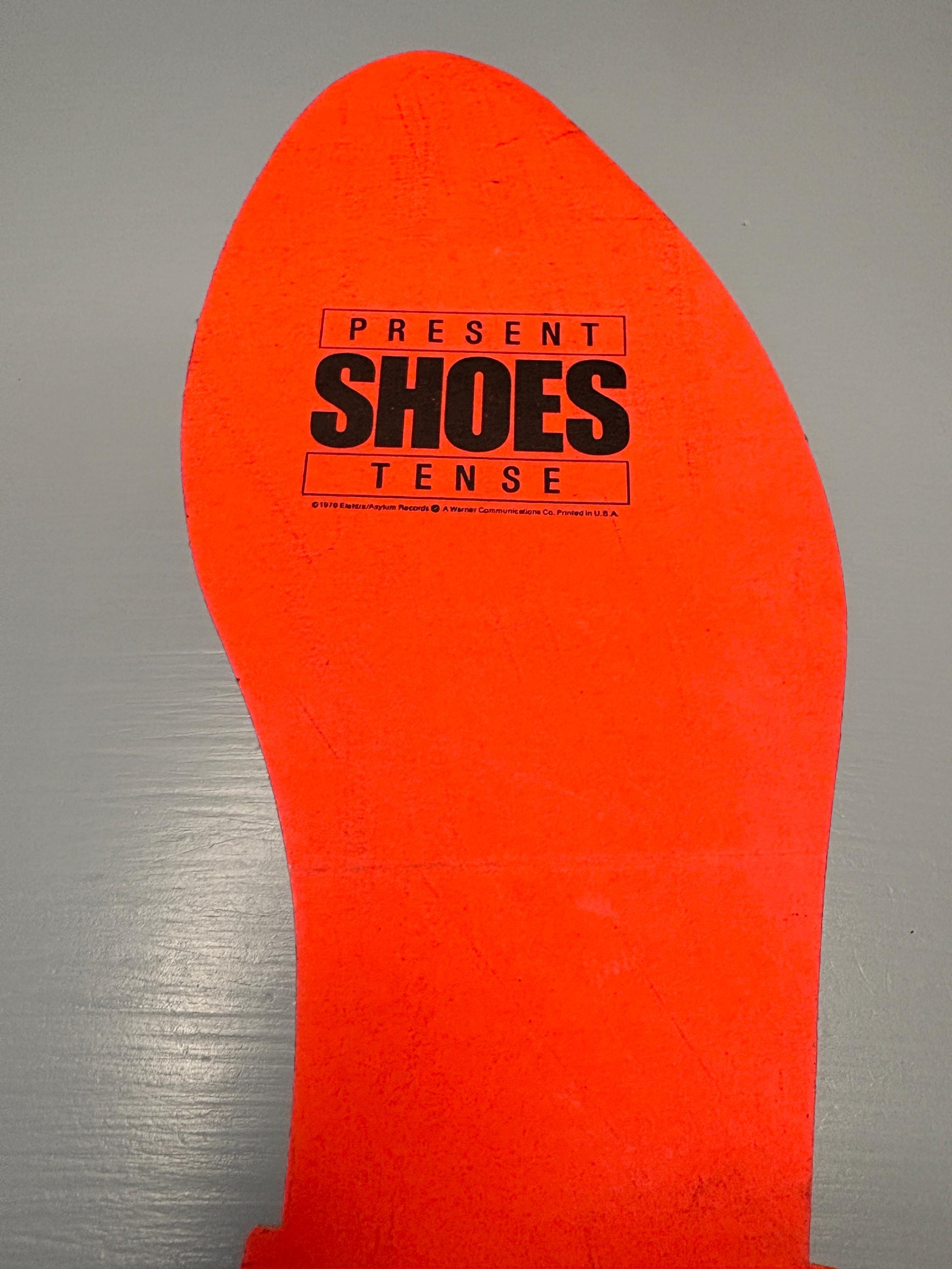 Tense Sticker 1979 Shoes “present Tense” Album Promo Sticker, Neon Orange Album ...
