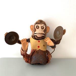 Vintage 1960's Jolly Chimp Monkey W/cymbals, Not Working - Etsy