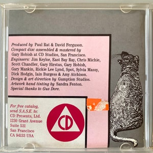 Rare Vintage Punk Music Compilation CD, “Rat Music for Rat People Vol.1,2&3”, Used, 80’s