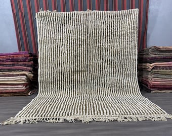 Moroccan rug brown - Tufted rug - Brown area rug - Beni ourain rug - Berber rug - Moroccan Brown rug - Plain Brown rug - Morocco rug