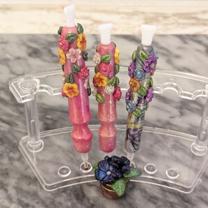 Diamond Painting Pen, Polymer Clay, Small 5 inches Drill Pens, Lightweight And Unique, Diamond Dots Tools, Flower Bouquet Series