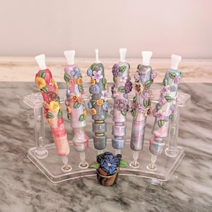 Diamond Painting Pen, Polymer Clay, Small 5 inches Drill Pens, Lightweight And Unique, E Painter Compatible, Flower Bouquet Series