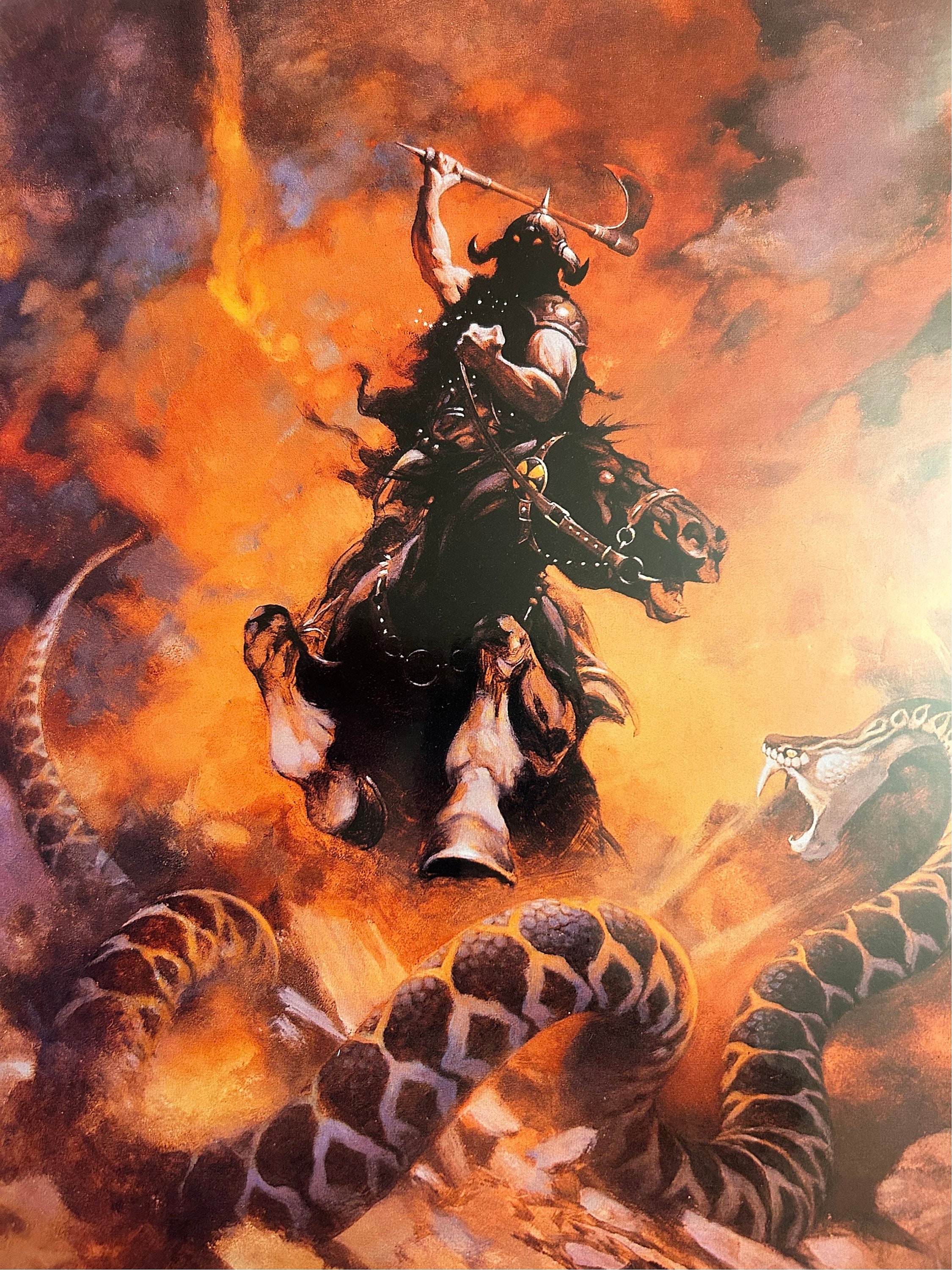 Frank Frazetta Print Etsy